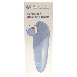 DERMALACTIVES PureSkin + Cleansing Brush Facial Tool Device